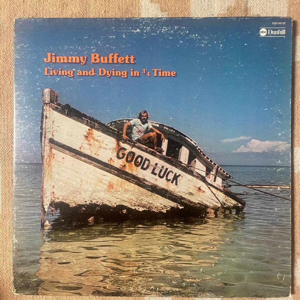 Jimmy Buffett “Living and Dying in 3/4 Time” vinyl